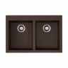 Кухонная мойка Omoikiri Bosen 80-2-DC Tetogranit/темный шоколад, 4993840