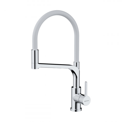 Смеситель для кухни Omoikiri Sinto 2 Plus-C-WH латунь/хром/белый, 4994378