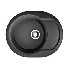 Кухонная мойка Omoikiri Manmaru 62-BL Artgranit/черный, 4993355