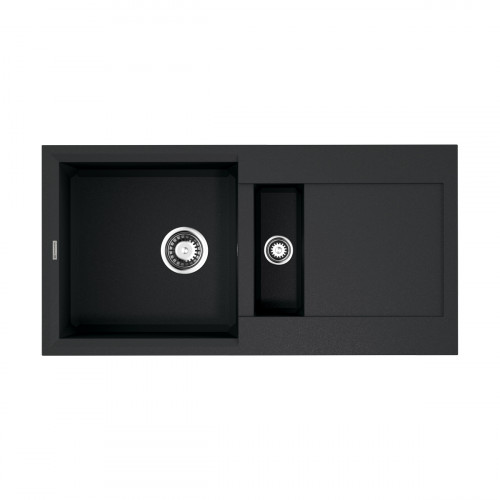 Кухонная мойка Omoikiri Sakaime 86-2-BL Tetogranit/черный, 4993117
