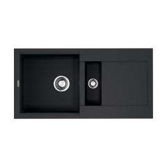 Кухонная мойка Omoikiri Sakaime 86-2-BL Tetogranit/черный, 4993117