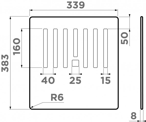 Разделочная доска Omoikiri CB-Kitagawa 86-LB-BL, 4999064