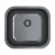 Кухонная мойка Omoikiri Omi 44-U/I-GM нерж. сталь/вороненая сталь, 4993191