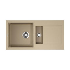 Кухонная мойка Omoikiri Sakaime 86-2-CH Tetogranit/шампань, 4993238