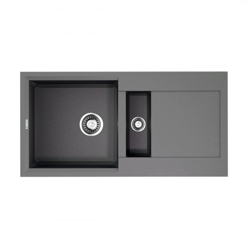 Кухонная мойка Omoikiri Sakaime 86-2-GR Tetogranit/leningrad grey, 4993560