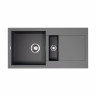 Кухонная мойка Omoikiri Sakaime 86-2-GR Tetogranit/leningrad grey, 4993560