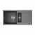 Кухонная мойка Omoikiri Sakaime 86-2-GR Tetogranit/leningrad grey, 4993560