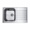 Кухонная мойка Omoikiri Kashiogawa 79-IN нерж. сталь/нержавеющая сталь, 4993452