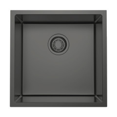 Кухонная мойка Omoikiri Tadzava 44-U/I Ultra-GM нерж. сталь/вороненая сталь, 4993265