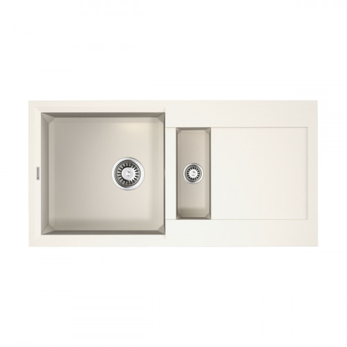 Кухонная мойка Omoikiri Sakaime 86-2-WH Tetogranit/белый, 4993129