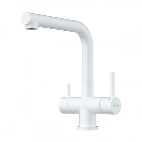 Смеситель для кухни Omoikiri Takamatsu-S-PW латунь/pure white, 4994357