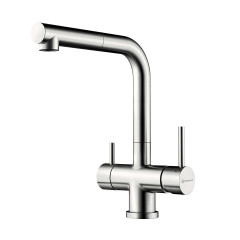 Смеситель для кухни Omoikiri Takamatsu-S-BN латунь/нержавеющая сталь, 4994346