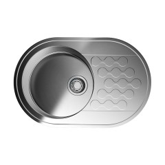 Кухонная мойка Omoikiri Kasumigaura 77-IN нерж. сталь/нержавеющая сталь, 4993728