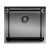 Кухонная мойка Omoikiri Tadzava 49-U/I-GM нерж. сталь/вороненая сталь, 4993076