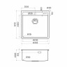 Кухонная мойка Omoikiri Daisen 44-IN нерж. сталь/нержавеющая сталь, 4993179