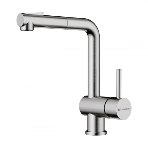 Смеситель для кухни Omoikiri Tanigawa-SB-BN латунь/нержавеющая сталь, 4994457