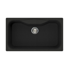 Кухонная мойка Omoikiri Maru 86-BL Tetogranit/черный, 4993138