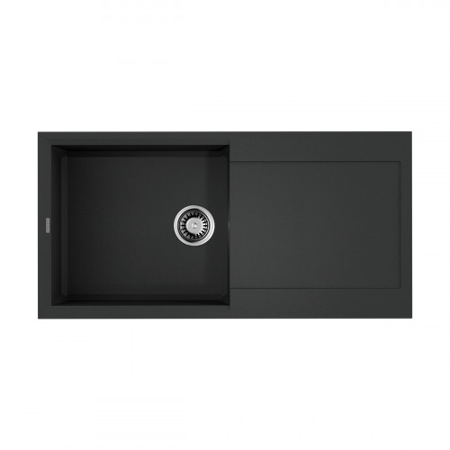Кухонная мойка Omoikiri Sakaime 100-BL Tetogranit/черный, 4993884