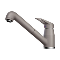 Смеситель для кухни Omoikiri Tateyama-S-GR латунь/leningrad grey, 4994176