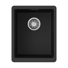 Кухонная мойка Omoikiri Kata 34-U-BL Artgranit/черный, 4993382