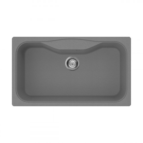 Кухонная мойка Omoikiri Maru 86-GR Tetogranit/leningrad grey, 4993574