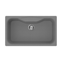 Кухонная мойка Omoikiri Maru 86-GR Tetogranit/leningrad grey, 4993574