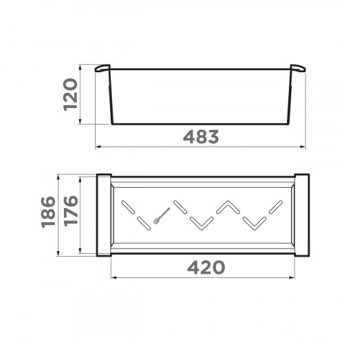 Корзина для сушки Omoikiri CO-04-IN, 4999022