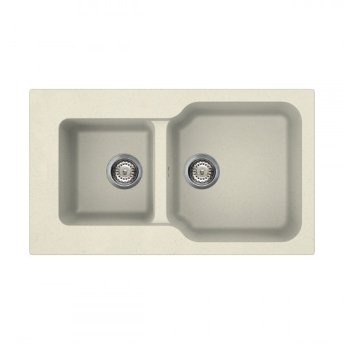 Кухонная мойка Omoikiri Maru 86-2-BE Tetogranit/ваниль, 4993285