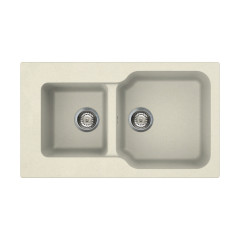 Кухонная мойка Omoikiri Maru 86-2-BE Tetogranit/ваниль, 4993285