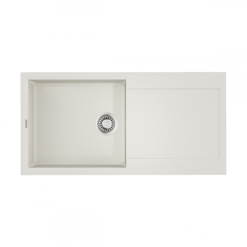 Кухонная мойка Omoikiri Sakaime 100-WH Tetogranit/белый, 4993887