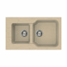 Кухонная мойка Omoikiri Maru 86-2-CH Tetogranit/шампань, 4993291