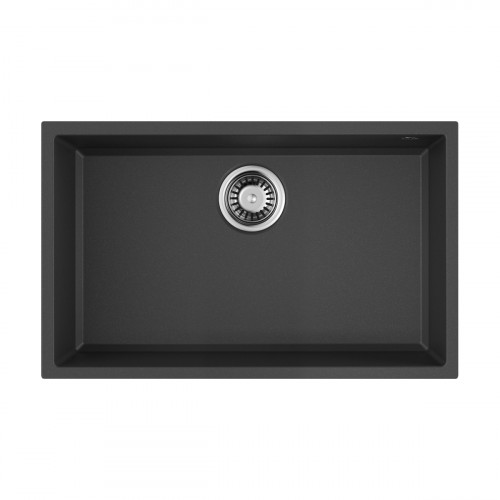 Кухонная мойка Omoikiri Tedori 66-U-BL Tetogranit/черный, 4993972