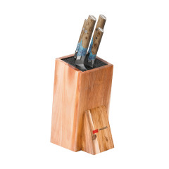 Набор из 4х ножей Damascus Kuon + универсальная подставка Omoikiri Damascus Kuon-SET, 4992039