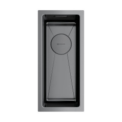 Кухонная мойка Omoikiri Taki 20-U/IF-GM нерж. сталь/вороненая сталь, 4973105