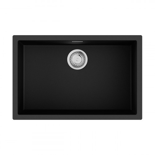 Кухонная мойка Omoikiri Yamakawa 75T-U/I-BL Tetogranit/черный, 4993437