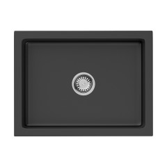 Кухонная мойка Omoikiri Mikura 61-BL Natceramic/черный, 4997069