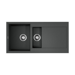 Кухонная мойка Omoikiri Sakaime 100-2-PL Tetogranit/платина, 4993899