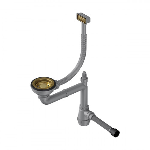 Арматура для одночашевых моек с прямоугольным переливом Omoikiri WK-1-AB022, 4956475