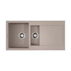 Кухонная мойка Omoikiri Sakaime 100-2-SA Tetogranit/бежевый, 4993894