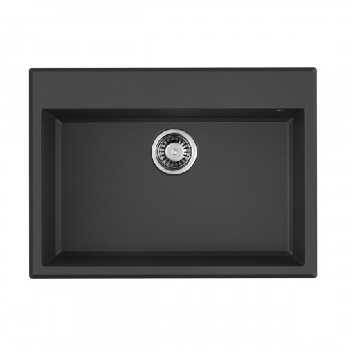 Кухонная мойка Omoikiri Tedori 68-BL Tetogranit/черный, 4993964