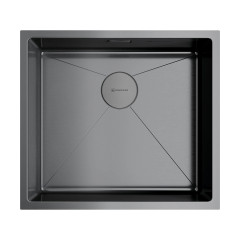 Кухонная мойка Omoikiri Taki 49-U/IF-GM нерж. сталь/вороненая сталь, 4973524