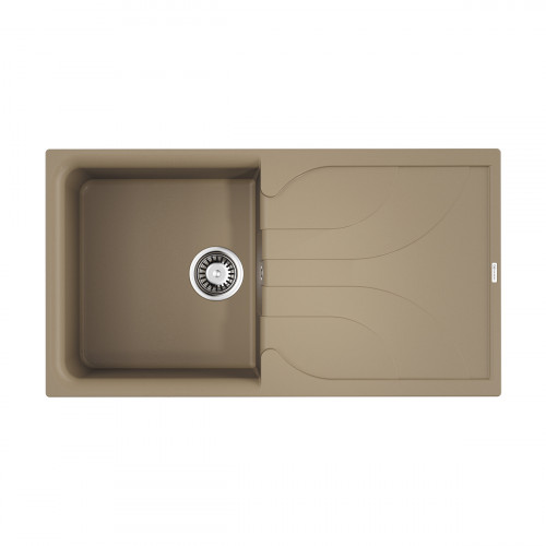 Кухонная мойка Omoikiri Yasugata 100-CH Tetogranit/шампань, 4993849