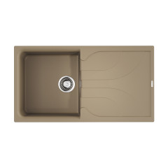 Кухонная мойка Omoikiri Yasugata 100-CH Tetogranit/шампань, 4993849