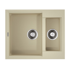 Кухонная мойка Omoikiri Sakaime 60-2-BE Tetogranit/ваниль, 4993909