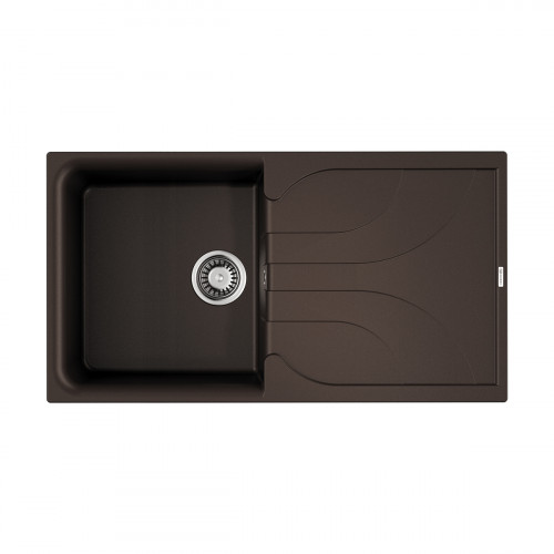Кухонная мойка Omoikiri Yasugata 100-DC Tetogranit/темный шоколад, 4993848