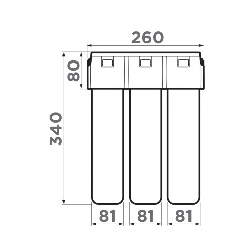 Фильтр для очистки воды Omoikiri Pure Drop 1.0, 4998001