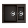 Кухонная мойка Omoikiri Sakaime 60-2-DC Tetogranit/темный шоколад, 4993912