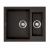 Кухонная мойка Omoikiri Sakaime 60-2-DC Tetogranit/темный шоколад, 4993912