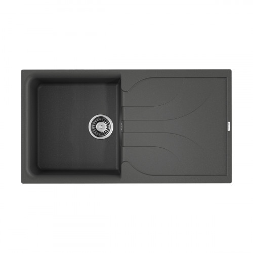 Кухонная мойка Omoikiri Yasugata 100-PL Tetogranit/платина, 4993851