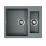Кухонная мойка Omoikiri Sakaime 60-2-GR Tetogranit/leningrad grey, 4993554